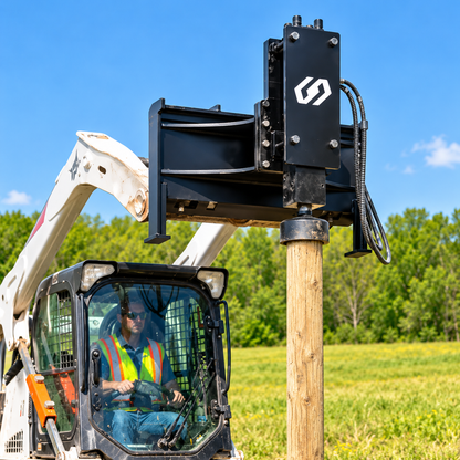 Post Driver - Skid Steer - by CID