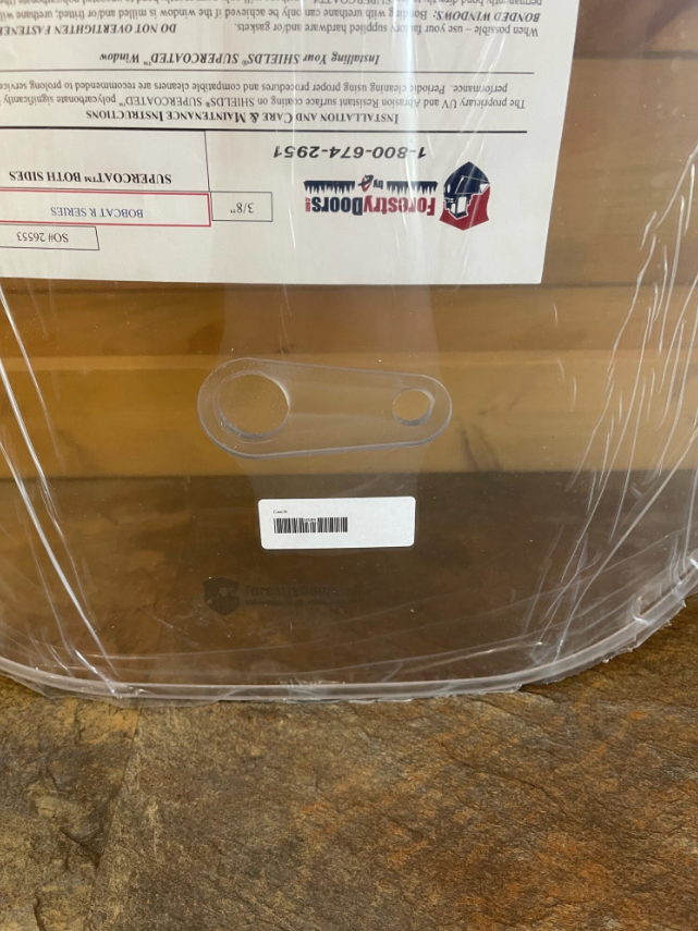 Bobcat R Series Polycarbonate Windshield